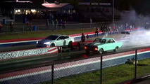 Tesla Model S P100D drag races different vehicles