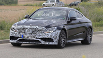Mercedes-AMG C63 Coupe facelift spy photo