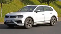 2018 VW Touareg yeni casus fotoğraflar