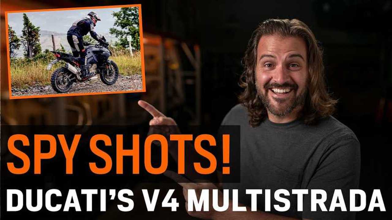 Ducati Multristrada V4 Spyshot RevZilla