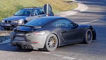 2018 Porsche 718 Cayman GT4 Spy Photo