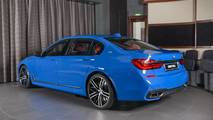 BMW M760Li Santorini Blue