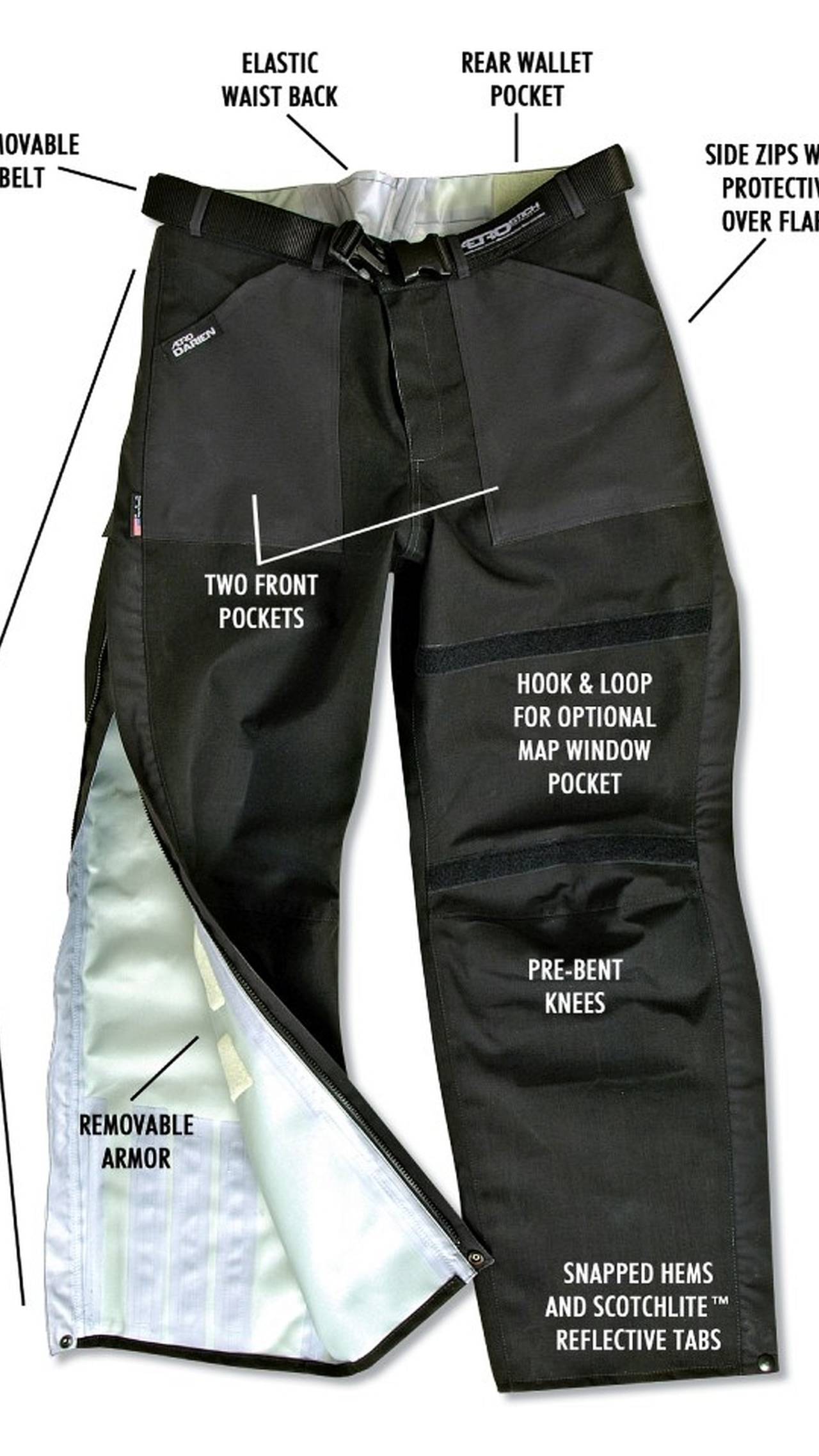 Its in the details - Aerostich Darien Light Pants