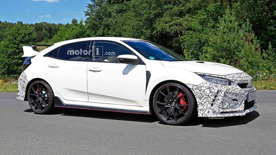 Honda Civic Type R Facelift Spy Photos