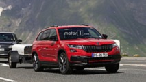 2019 Skoda Kodiaq RS spy photo