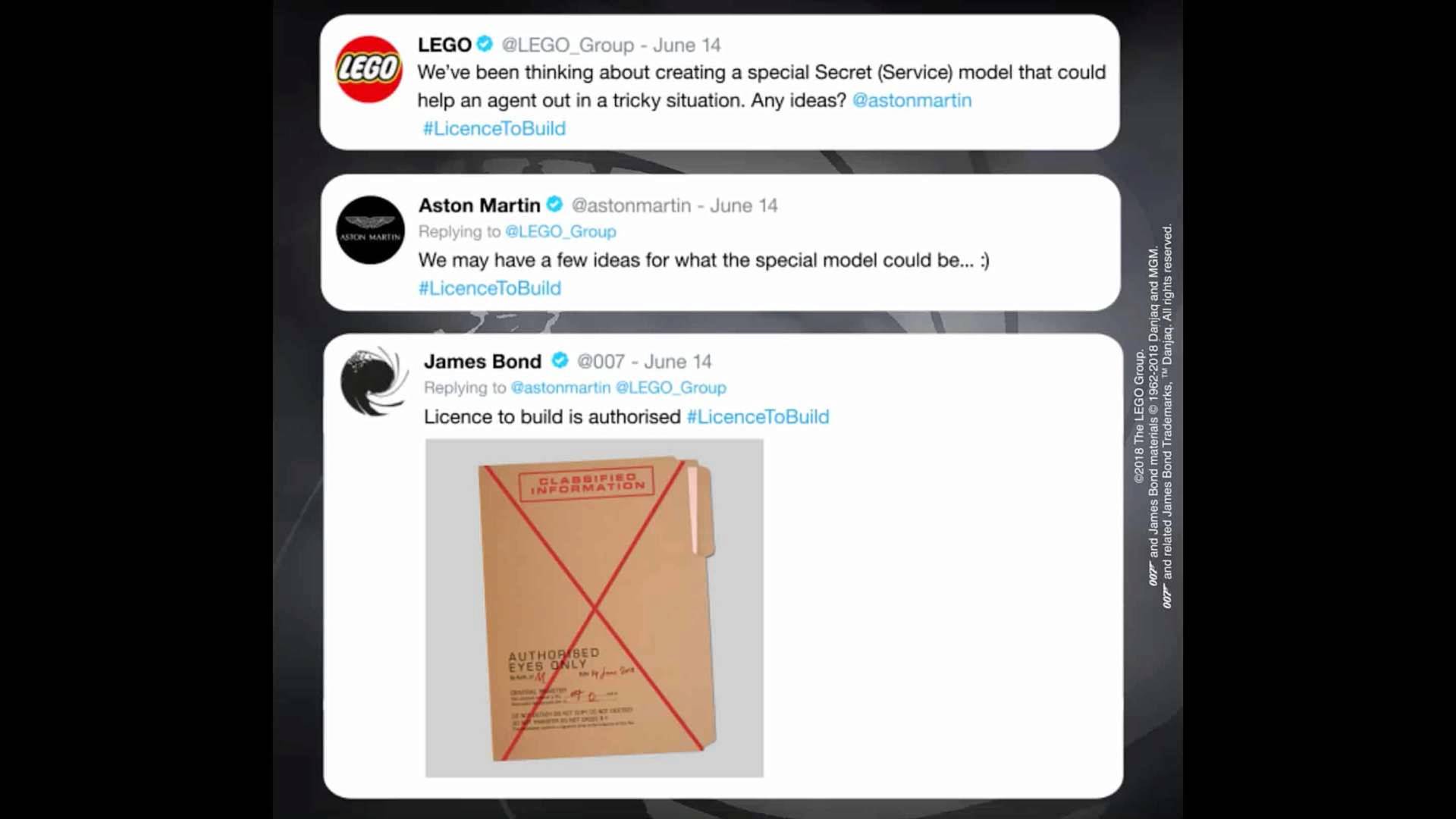 James Bond's Aston Martin teased for upcoming Lego model