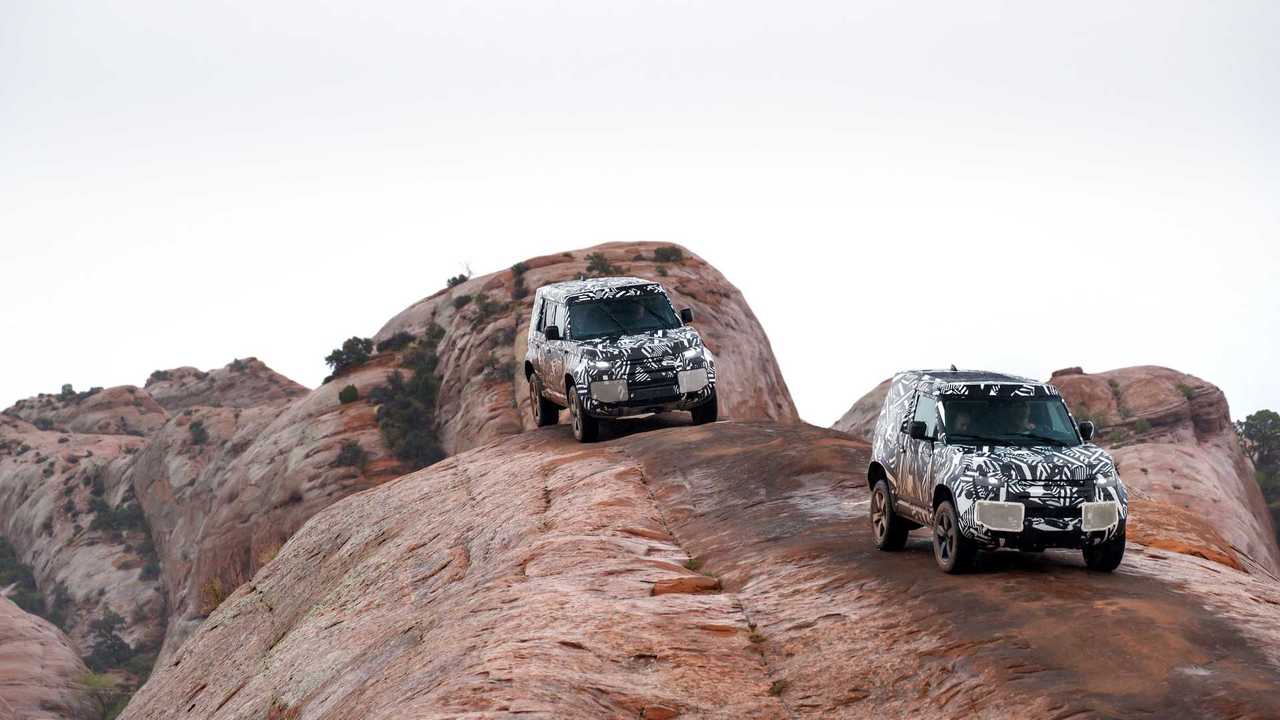 2020 Land Rover Defender testing