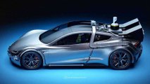 Render Artist Creates a Back to The Future Tesla Roadster
