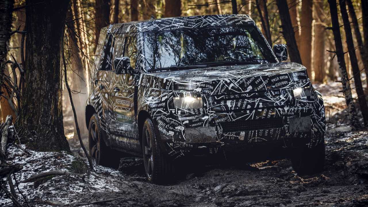 Land Rover Defender test prototypes in North America