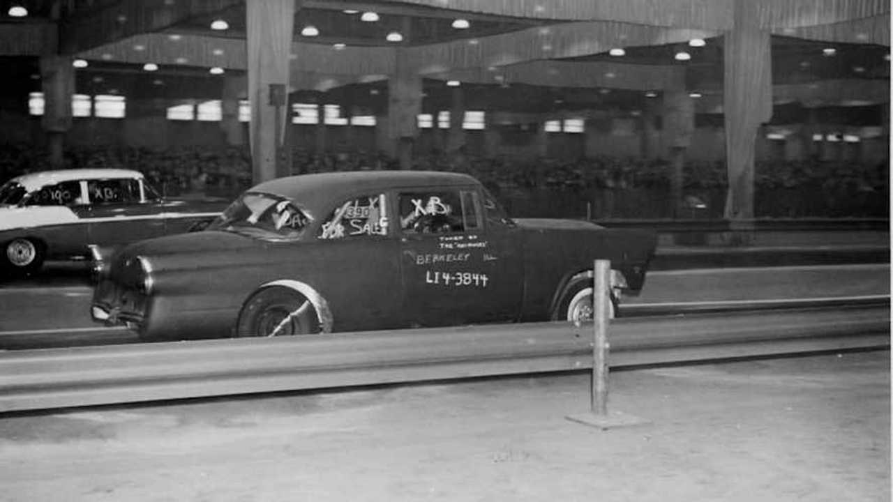 Chicago Indoor Drag Strip in the '60s