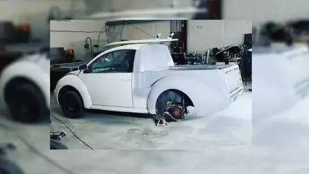 Watch A Diesel Vw Beetle Dance With A Gooseneck Trailer