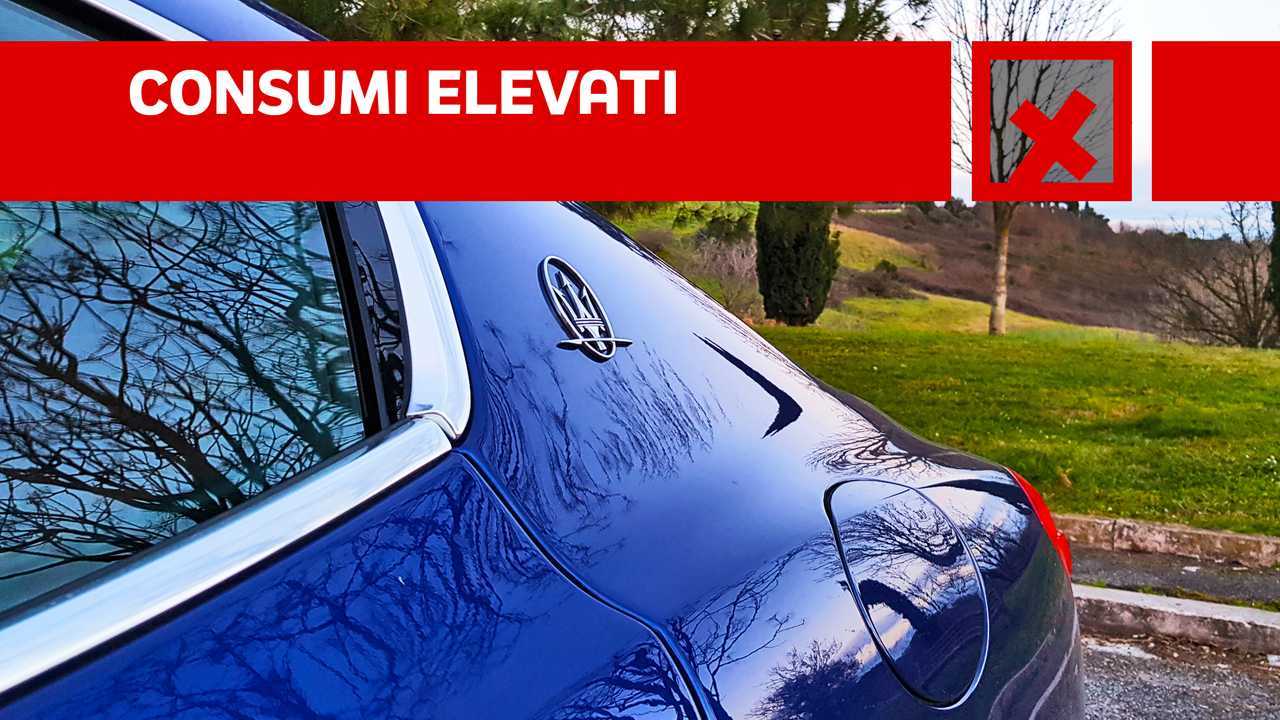 Maserati Ghibli SQ 4 Granport, contro, CONSUMI-ELEVATI