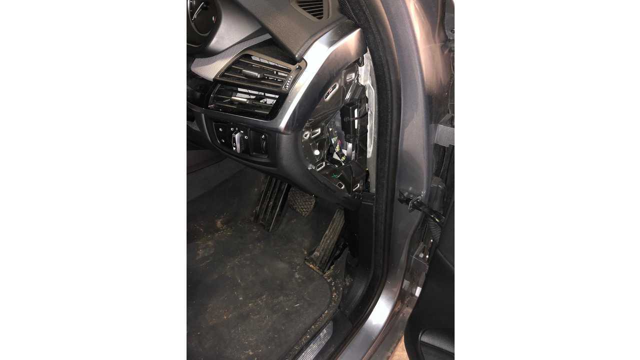 Stolen BMW Tracker Search recovery damage
