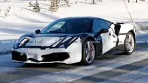 Ferrari 488 Pista Hybrid Spy Foto
