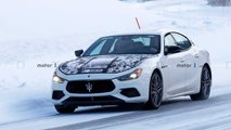 Makyajlı Maserati Ghibli casus fotoğraf