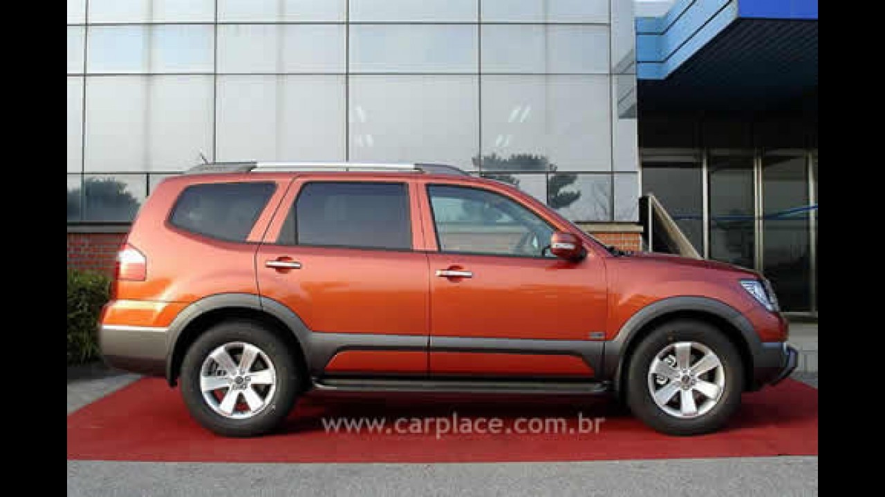 Novas fotos do Kia Borrego 2009 revelam detalhes internos do SUV