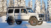 Mercedes Classe G 4x4², le foto spia sulla neve