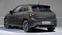 Makyajlı Volkswagen Polo GTI Hayali Tasarımı (Render)