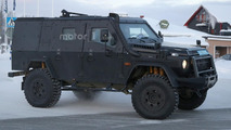 Mercedes G Class Light Armored Patrol Vehicle spy photo