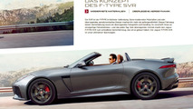 Jaguar F-Type SVR leaked image