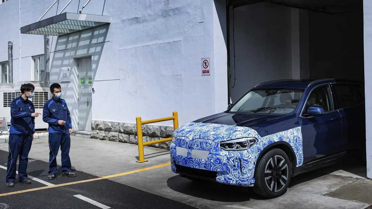 BMW iX3 preparations for series production