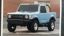 Ford U260 Concept Front Quarter Clay Model