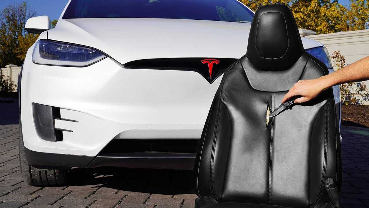 tesla model x seat teardown