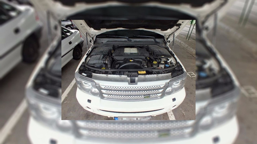 Stolen Range Rover Engine