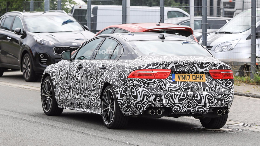 2019 Jaguar XE SVR spy photo