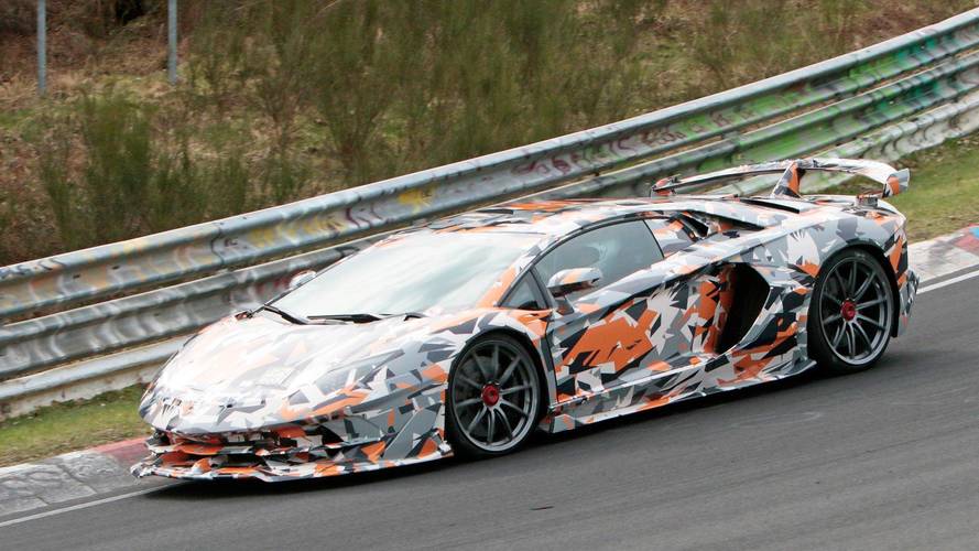 2019 Lamborghini Aventador SV Jota spy shots