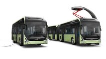 Volvo 7900 Electric (left) and Volvo 7900 Electric Articulated (right)