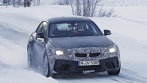 2018 BMW M2 facelift spy shot