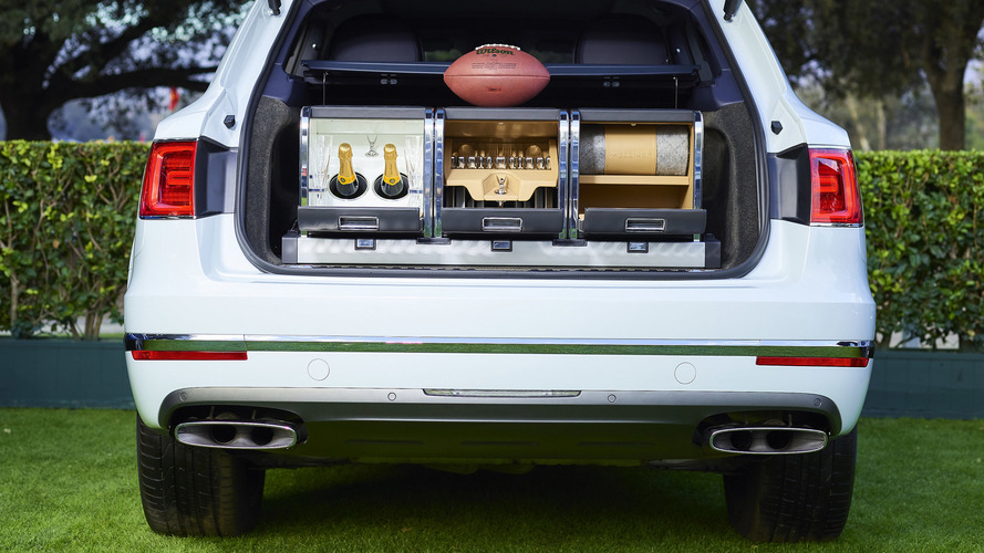 Tailgating in a 2017 Bentley Bentayga