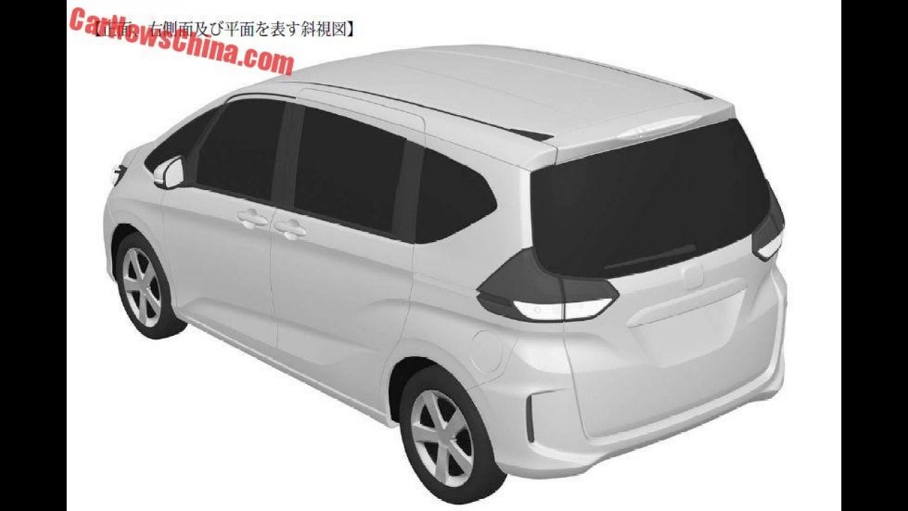 Baseado no Fit, Honda Freed de nova geração tem imagens de patente vazadas
