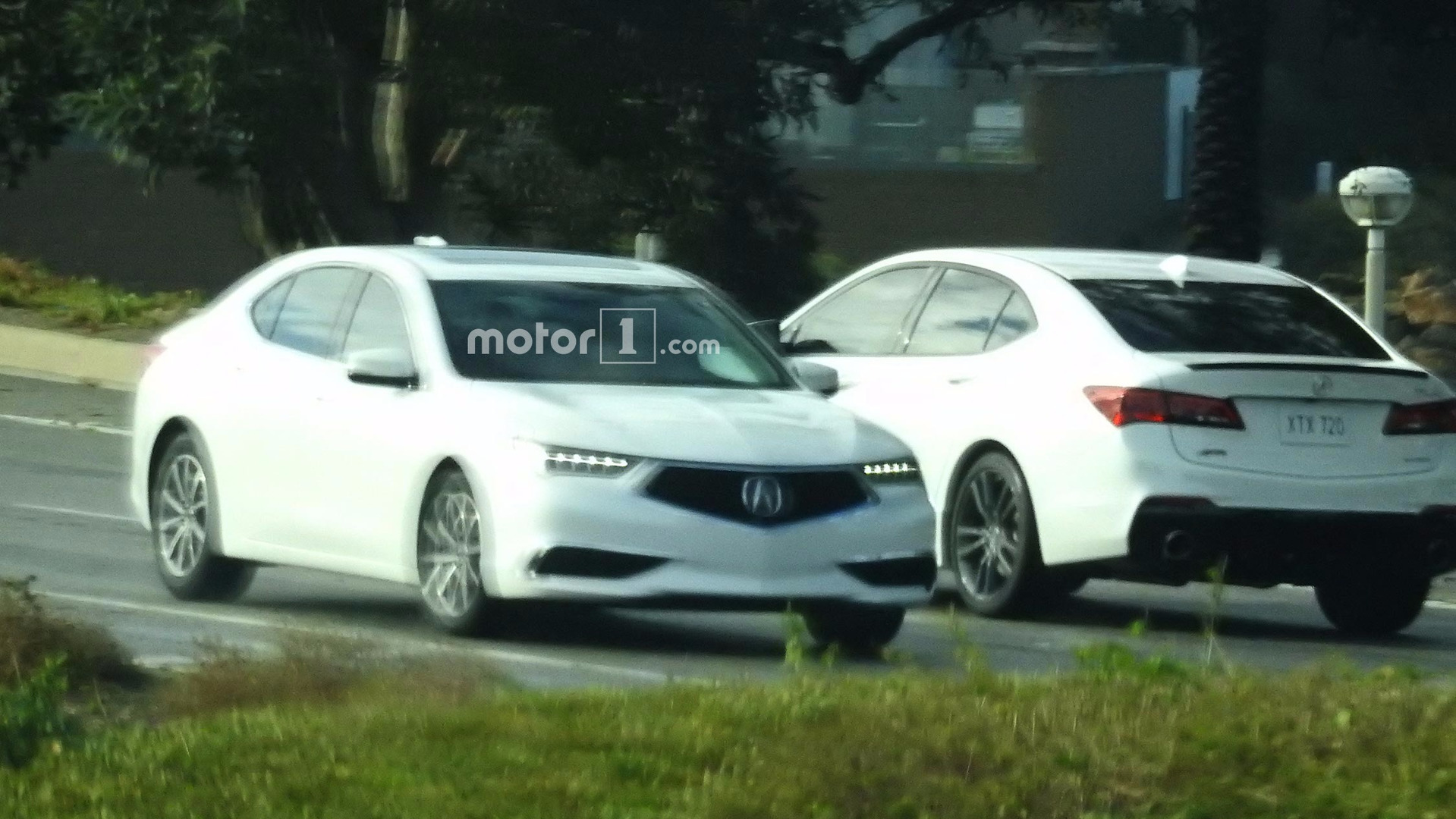 Refreshed 2018 Acura Tlx Spied Undisguised During Photoshoot