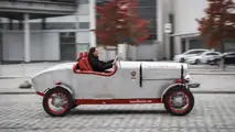 Opel Adam parçaları kullanan Loryc Electric Speedster