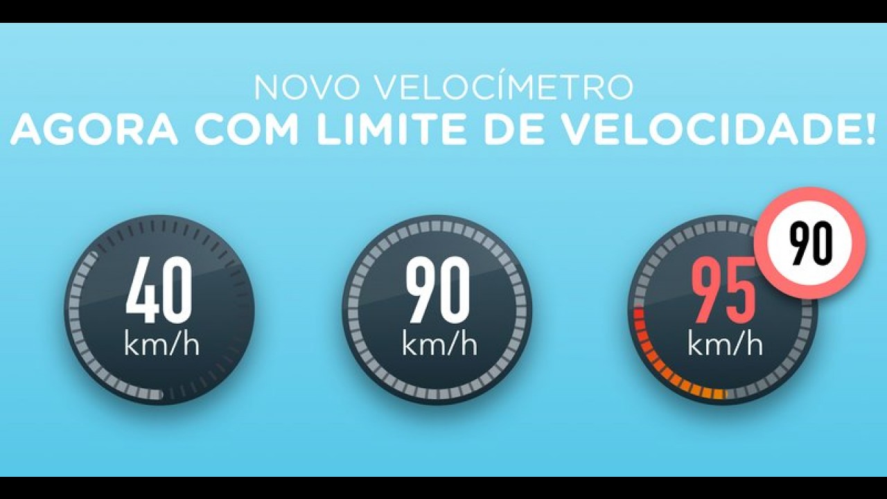 Waze ganha velocímetro com função alerta de limite de velocidade