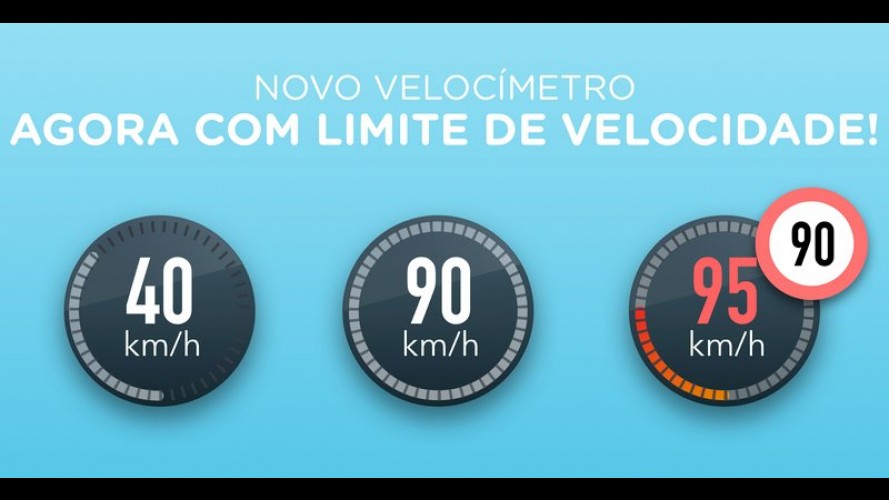 Waze ganha velocímetro com função alerta de limite de velocidade