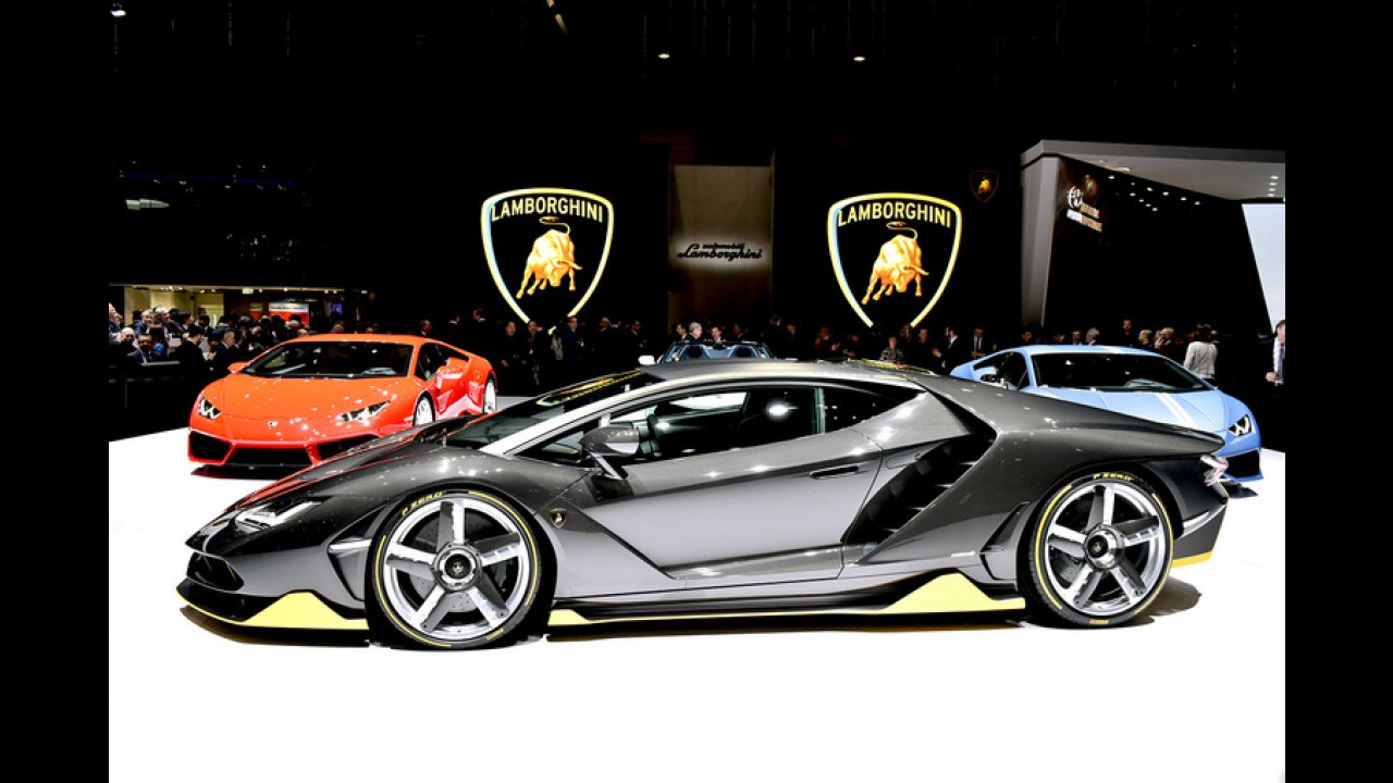 Lamborghini Centenario de 780 cv é o mais potente da história da marca