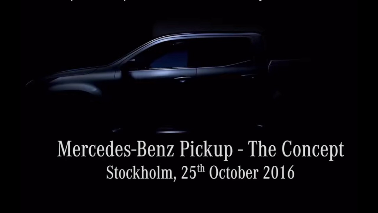 Mercedes GLT Concept: inédita picape média de luxo ganha novo teaser