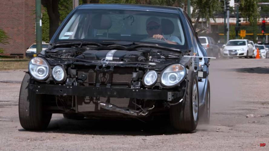 Mercedes-Benz Hitting Pothole
