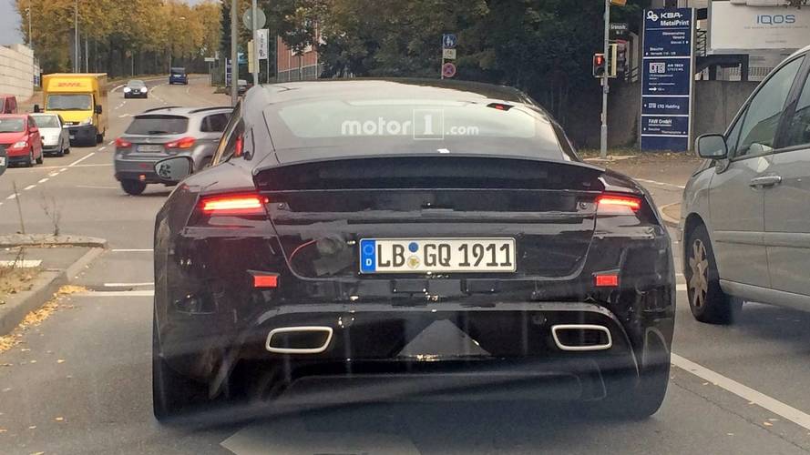 2020 Porsche Mission E spy photo