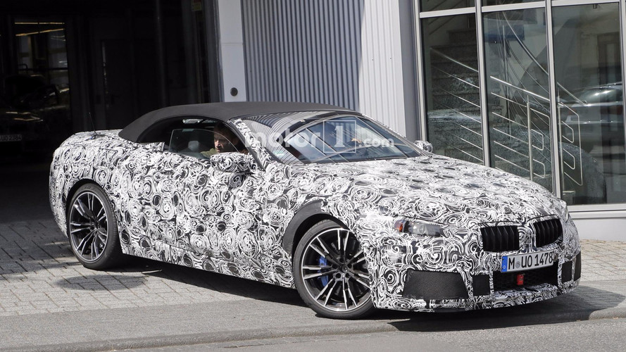 BMW M8 Convertible spy photo