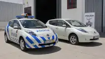 La Nissan Leaf della polizia portoghese