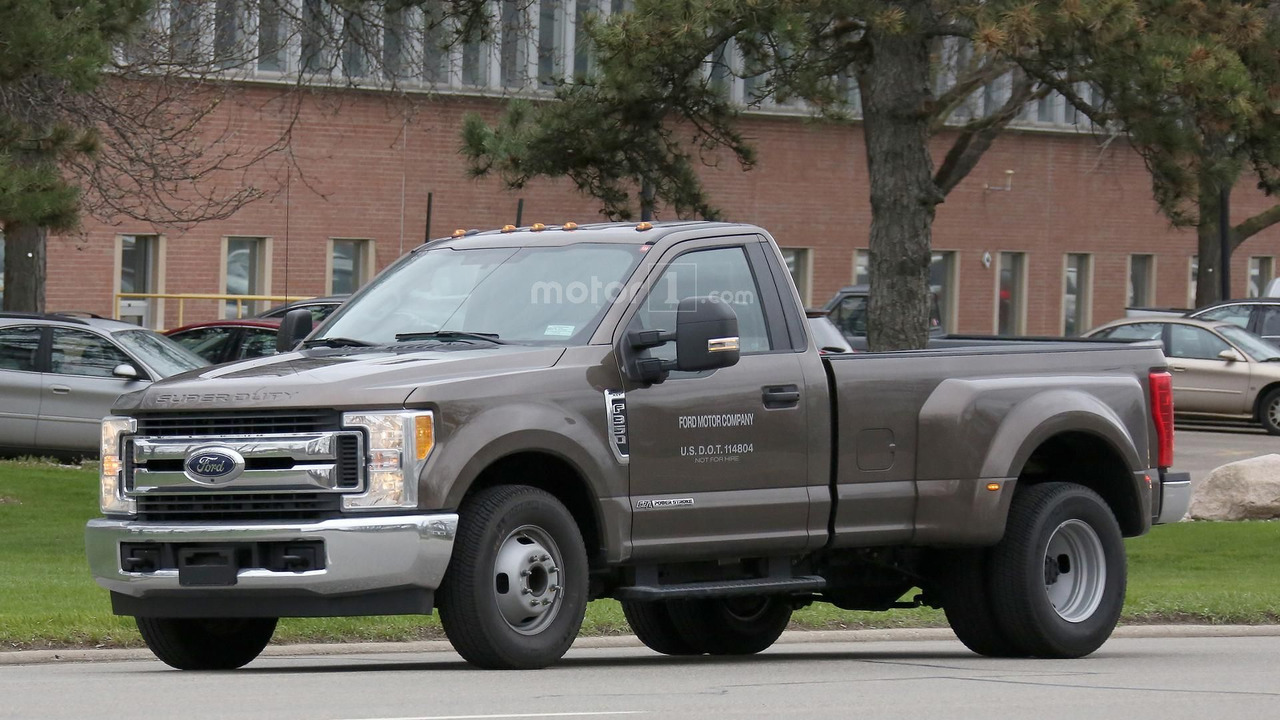 2017 Ford F 350 Xlt Single Cab Dually Spied In Michigan 2017 Ford F350 Xlt Single Cab Dually Spy Photo