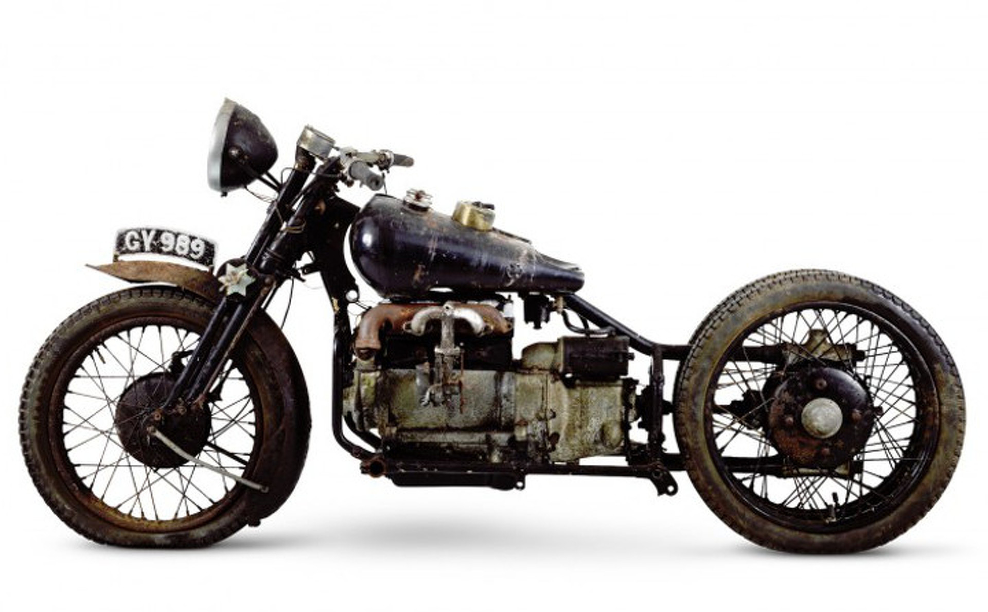 Extremely Rare 3Wheeled British Motorcycle Heads to Bonhams Auction
