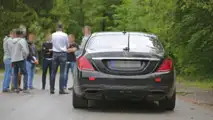Mercedes S Class facelift spy photo