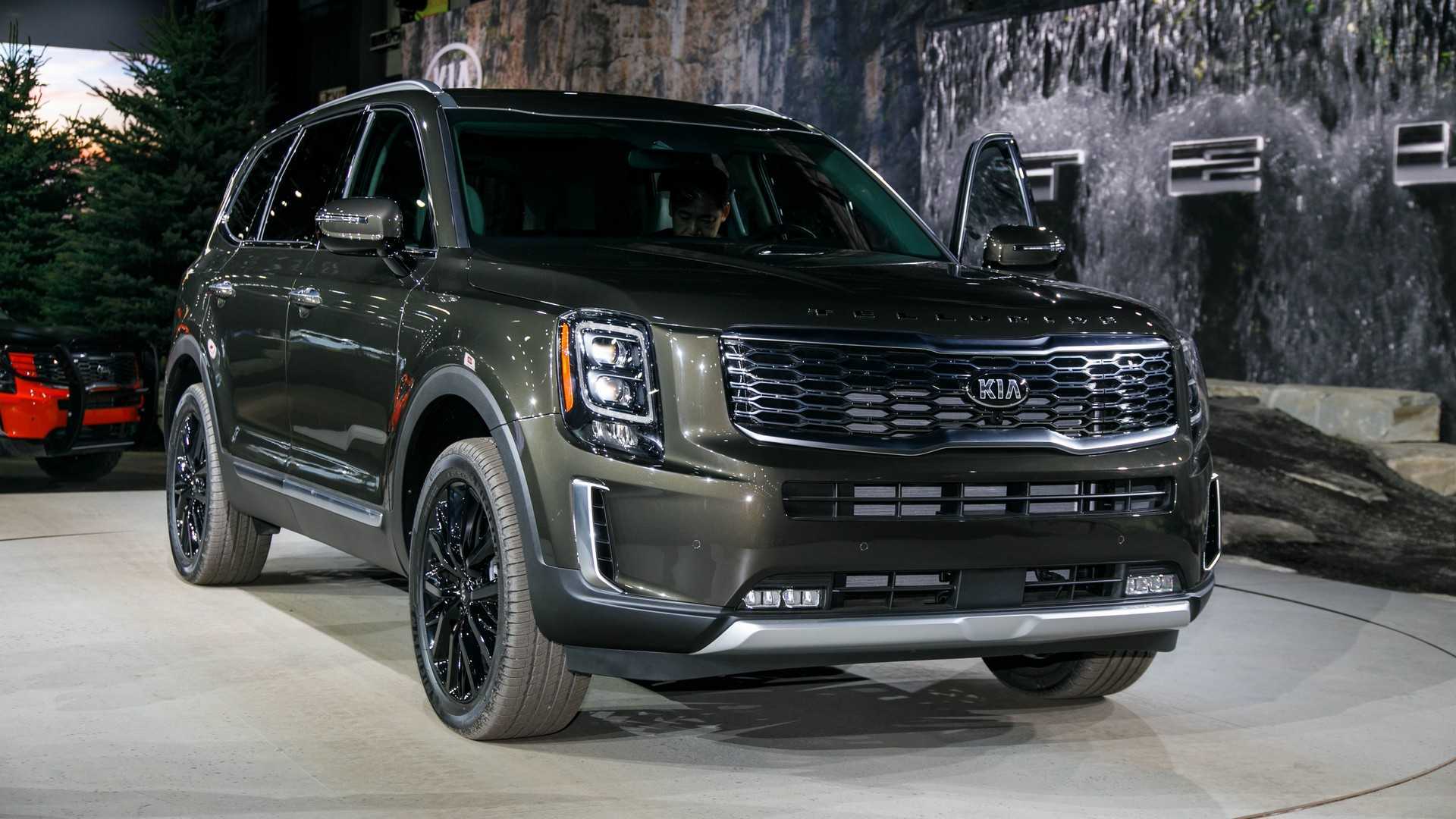 Kia Telluride Premiere In Detroit Mit Acht Sitzen Und V6