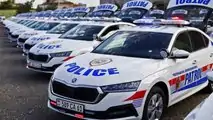 Skoda-Modelle als Polizeifahrzeuge: Armenien