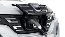 Dacia Spring with type 2 charging cable
